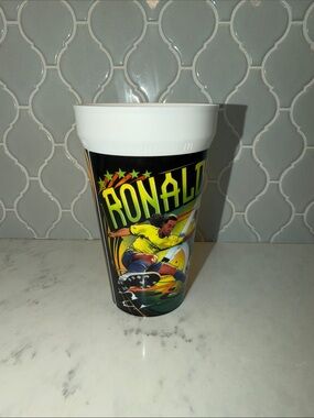 World Cup Meal McDonald’s Souvenir Cup - Ronaldinho Gaucho Brazilian Soccer